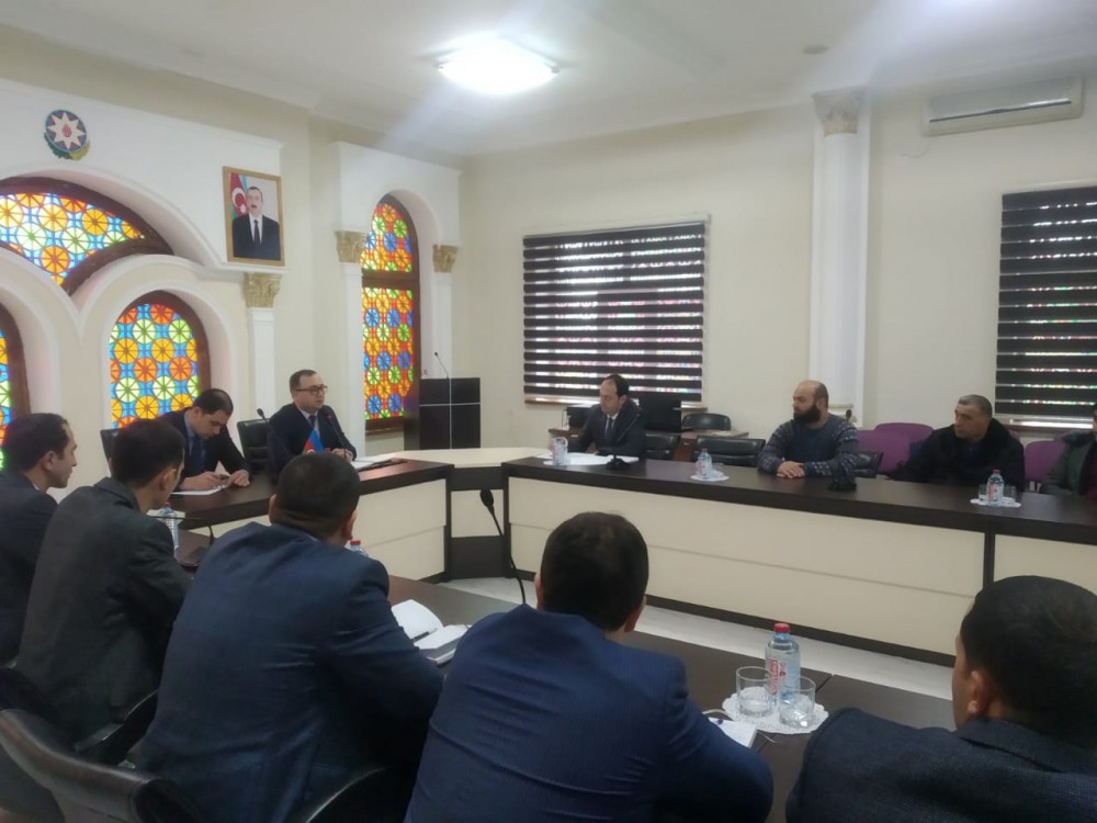 AQTA Xaçmaz rayonunda sahibkarla görüş keçirib - FOTOLAR